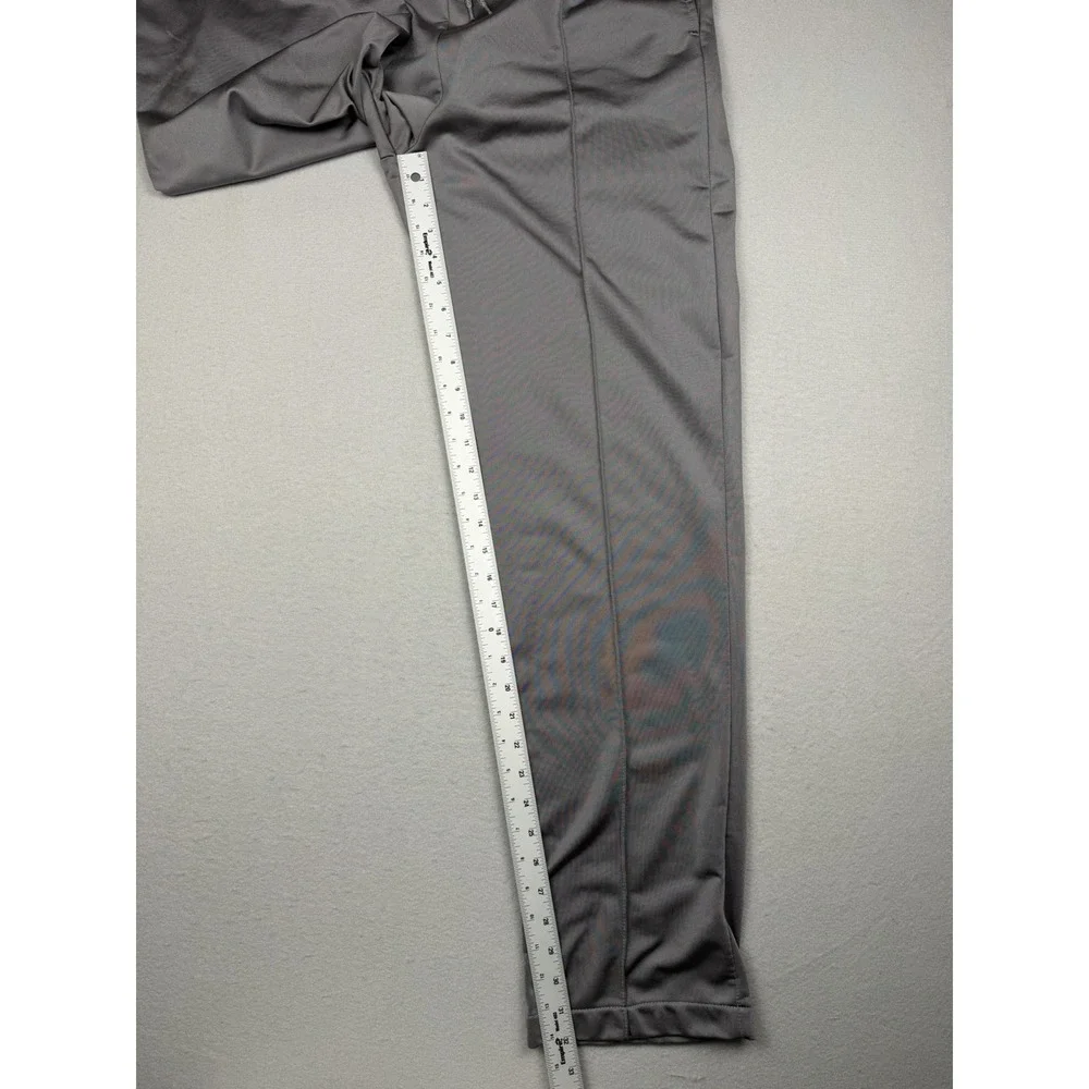Rare Vintage NIKE Spell Out Box Logo Patch Athletic Track Pants 80s 90s Gray L